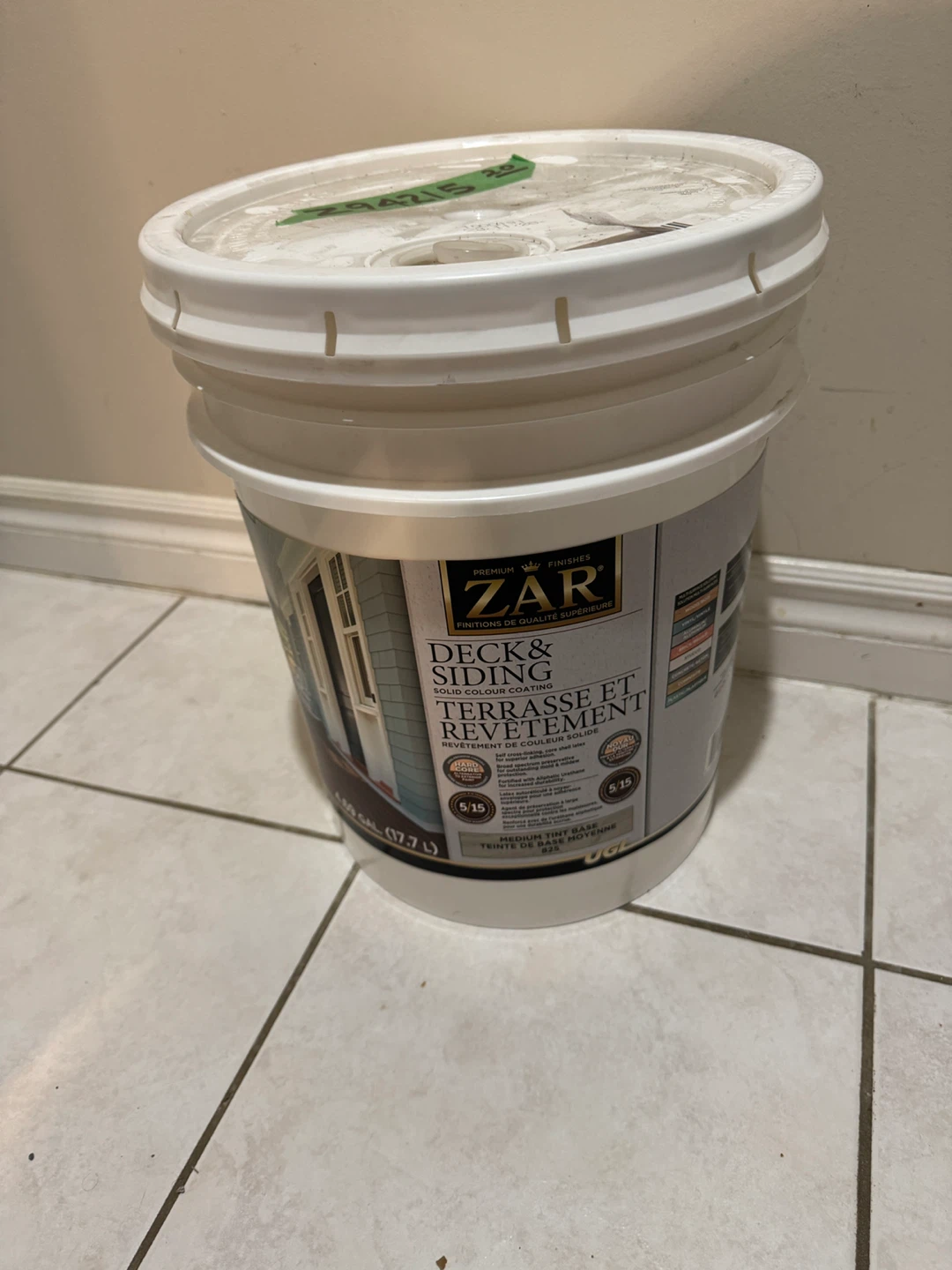 ZAR Deck & Siding Solid Colour Coating - Medium Tint Base - photo 2