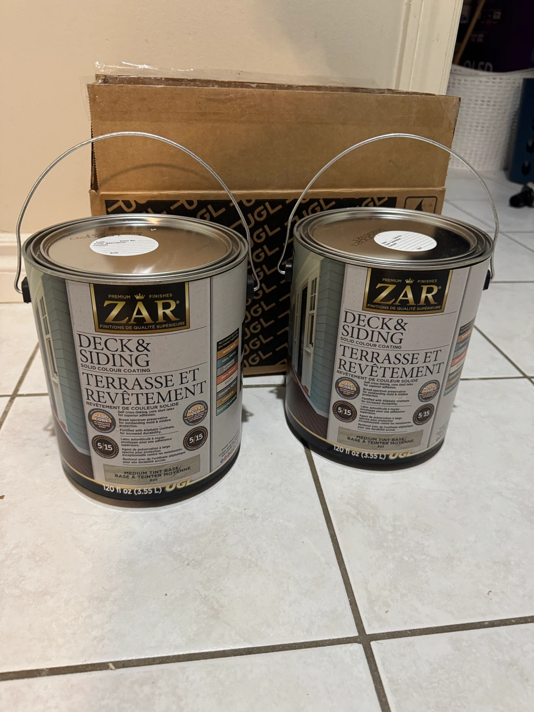 ZAR Deck & Siding Solid Colour Coating Medium Tint Base - photo 2