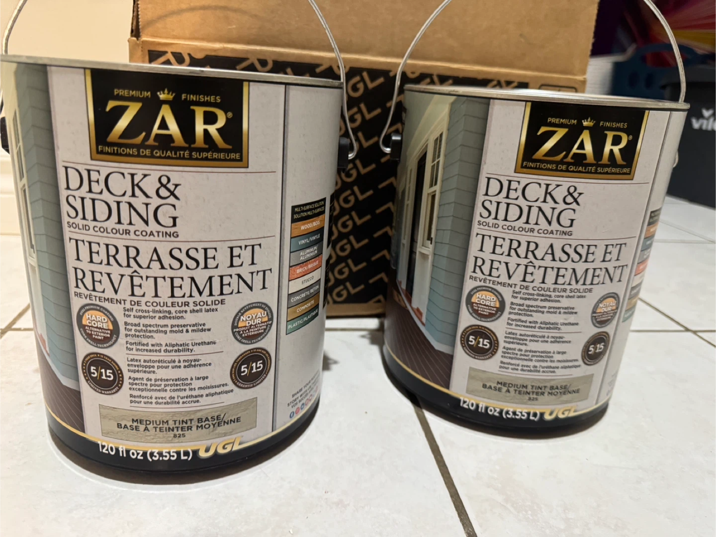 ZAR Deck & Siding Solid Colour Coating Medium Tint Base - photo 3