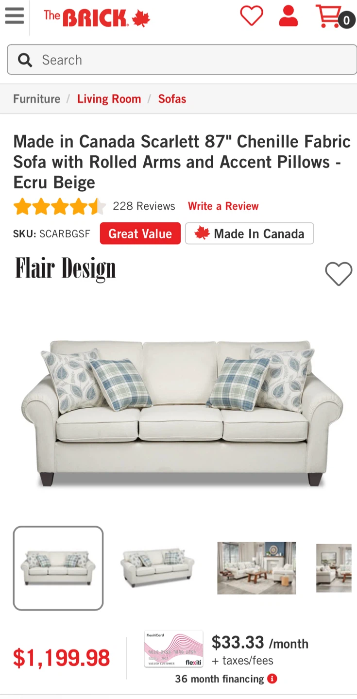 Cream-Coloured Sofa & Loveseat - photo 4