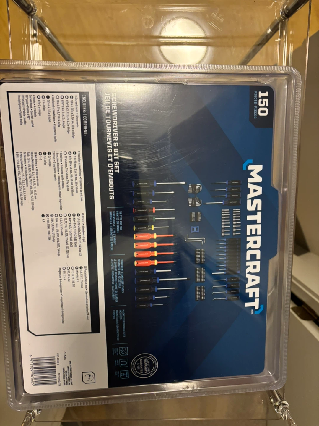 Mastercraft 150-Piece Screwdriver and Bit Set