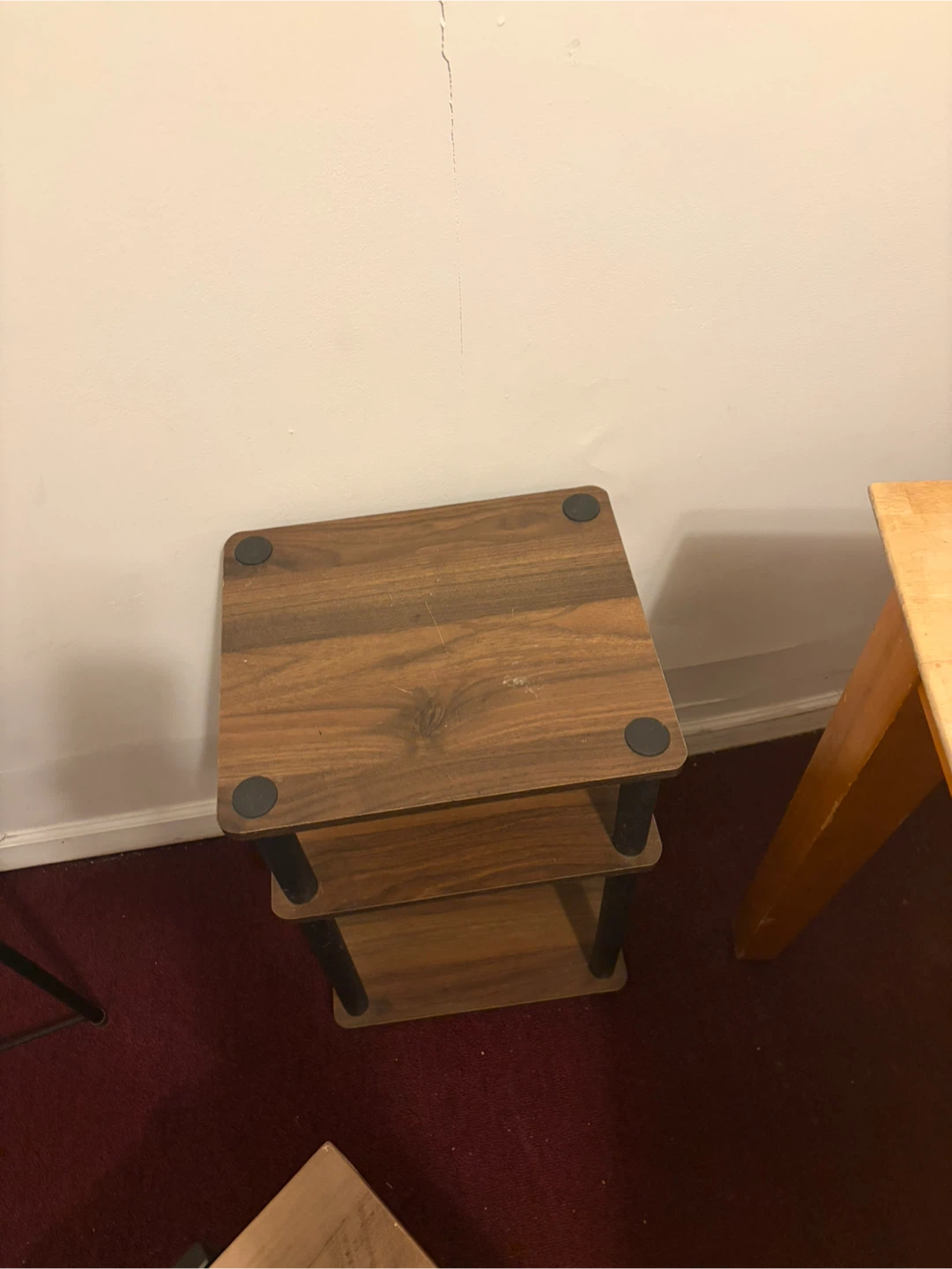 3-Tier Wood Look Shelf Stand
