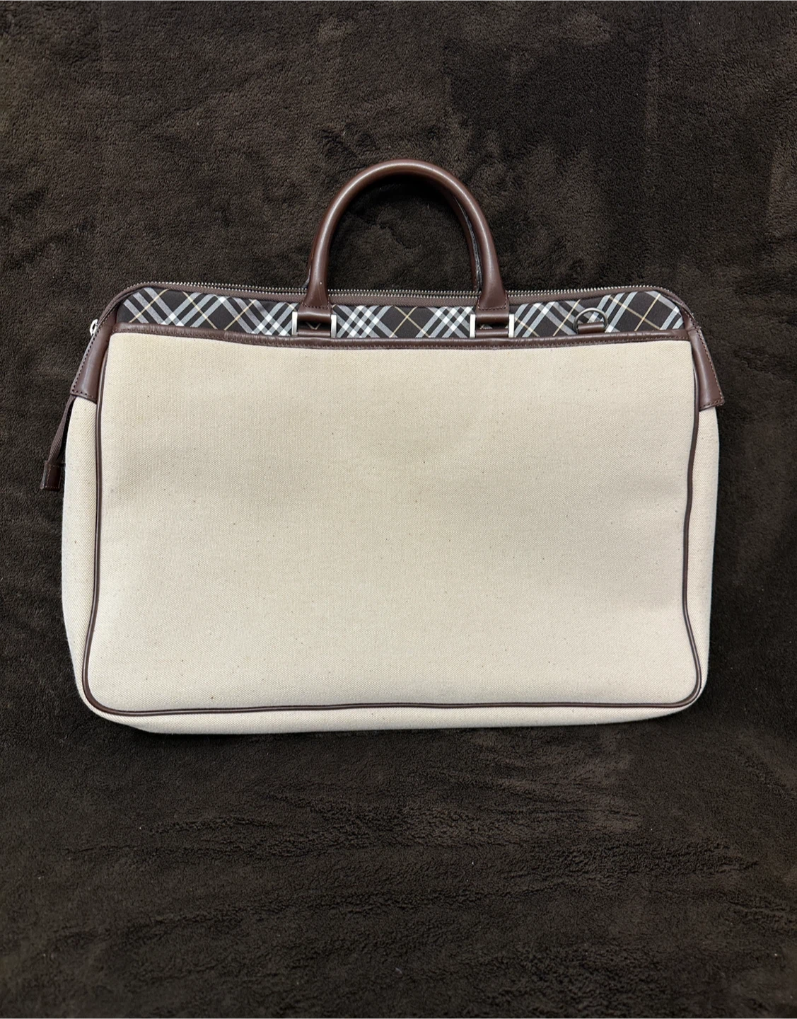 Burberry Black Label Canvas Tote Bag - photo 2