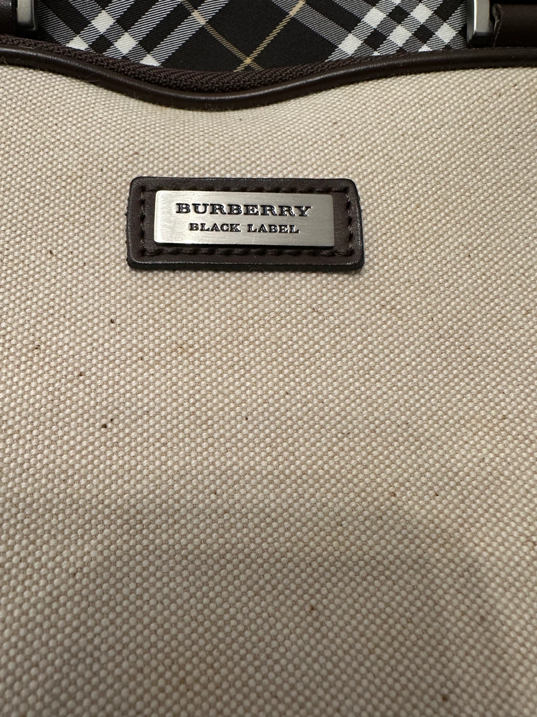 Burberry Black Label Canvas Tote Bag - photo 3