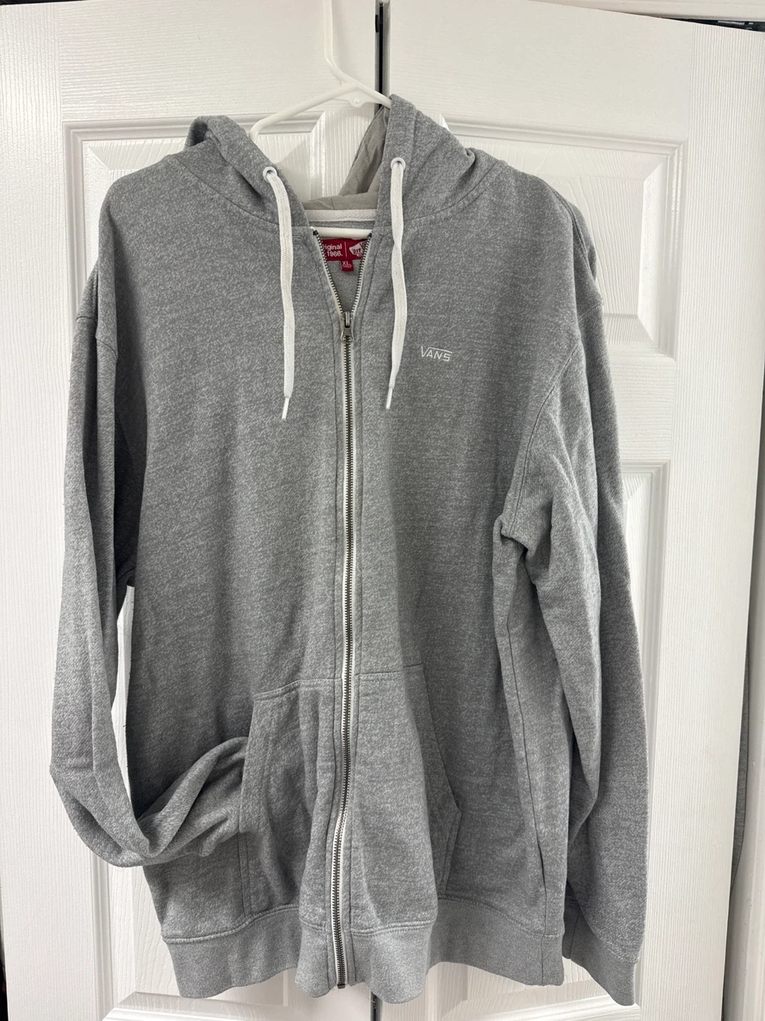 Vans Grey Zip-Up Hoodie - XL