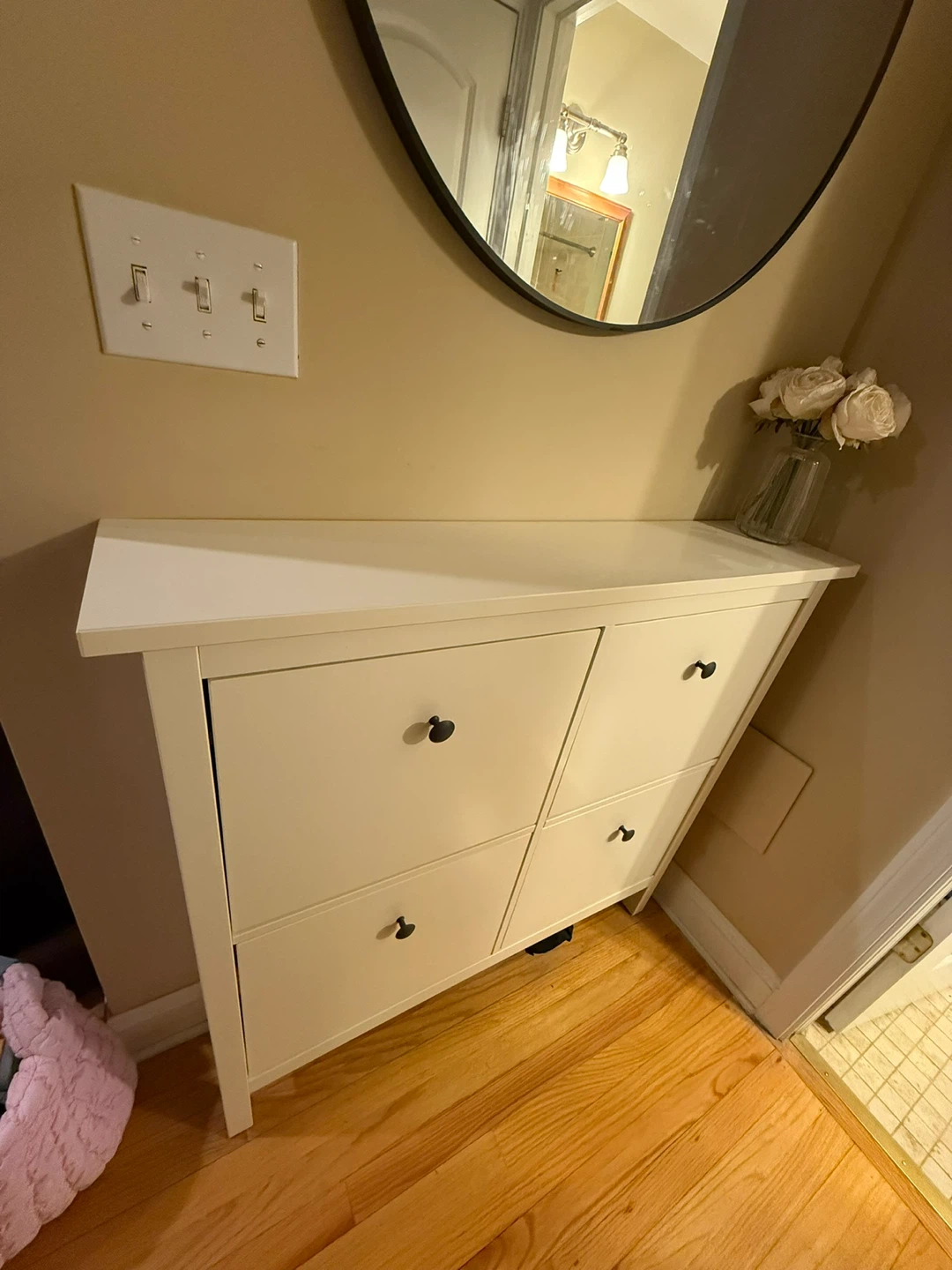 IKEA HEMNES Shoe Cabinet - White