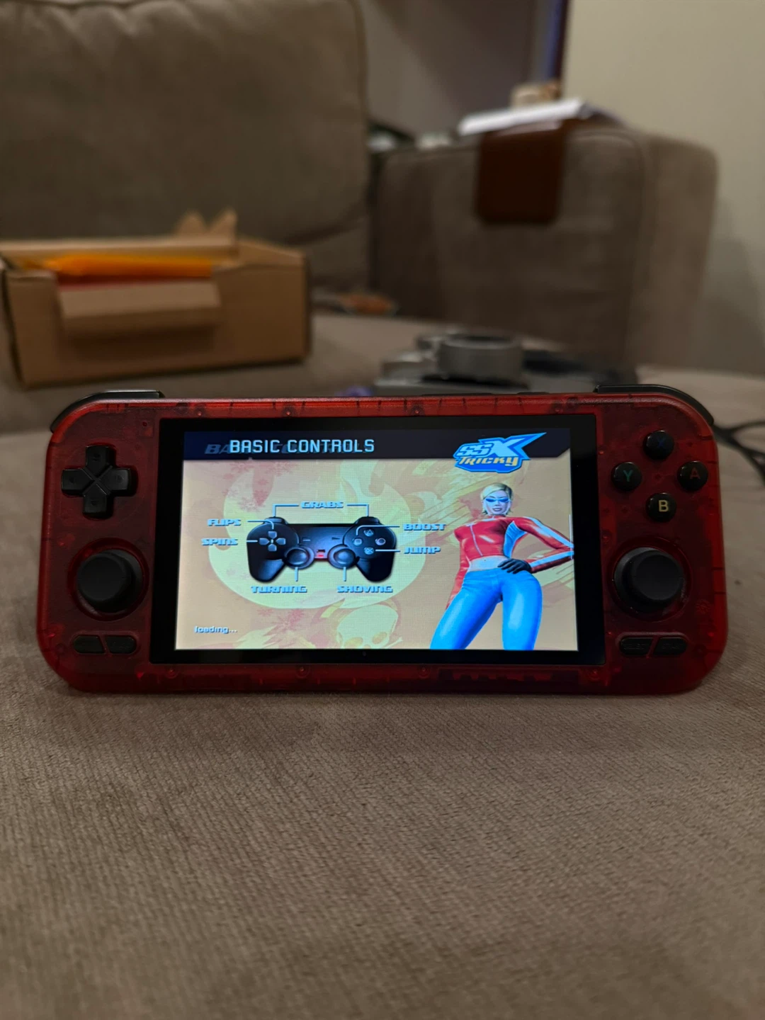Retro Pocket 4 PRO PS2 Emulator Handheld Game Console - Red - photo 2