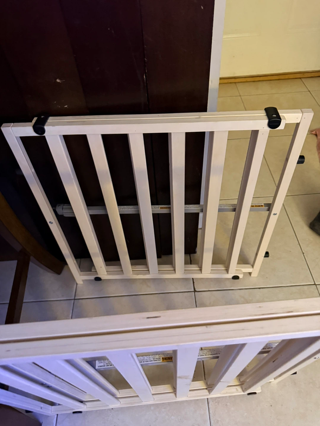 White Wooden Baby Gate