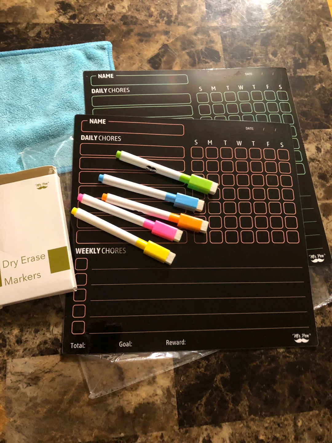 New-Mr. Pen Dry Erase Chore magnetic Set - photo 3