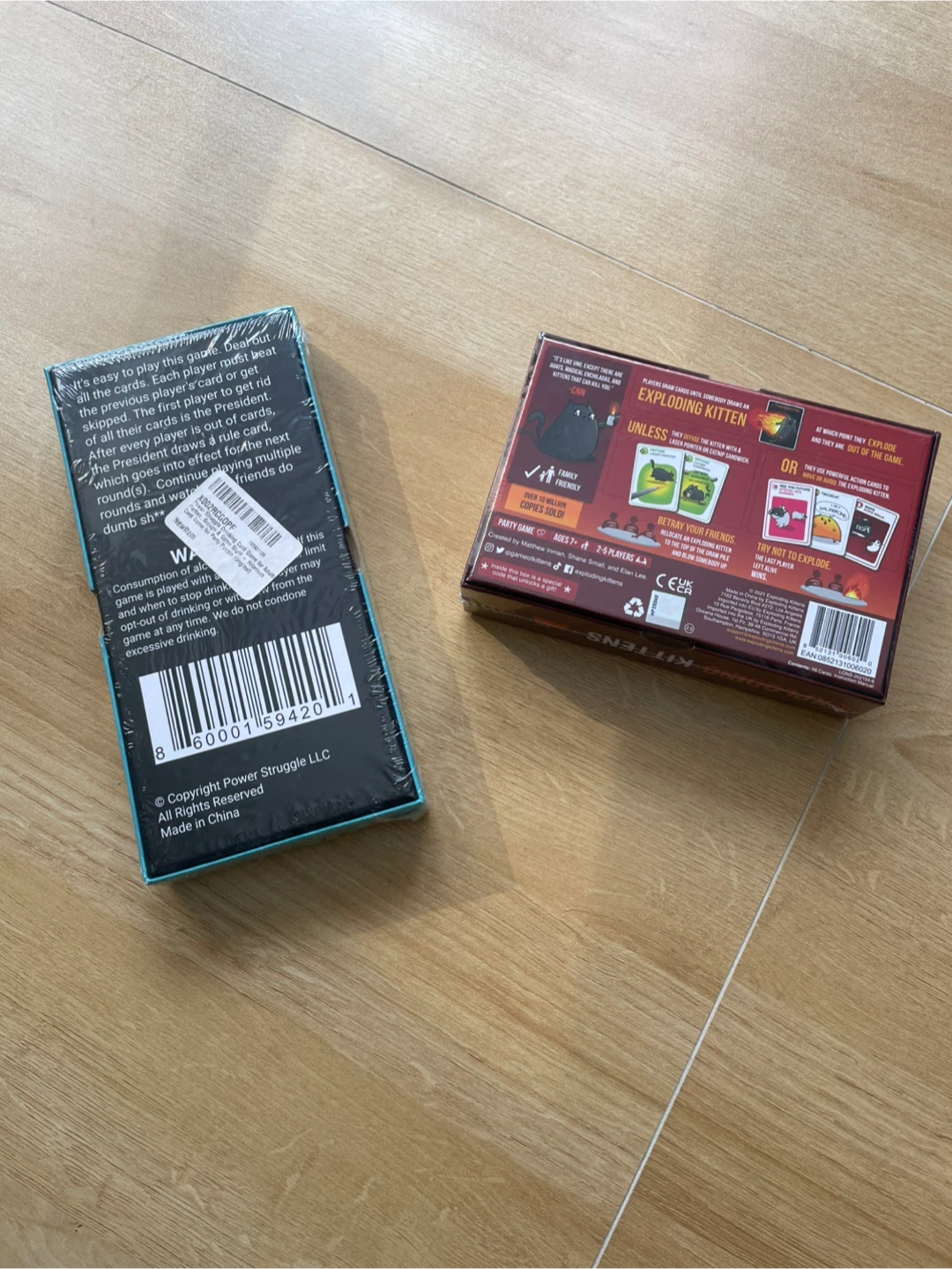 Exploding Kittens & Power Struggle Card Games - photo 2