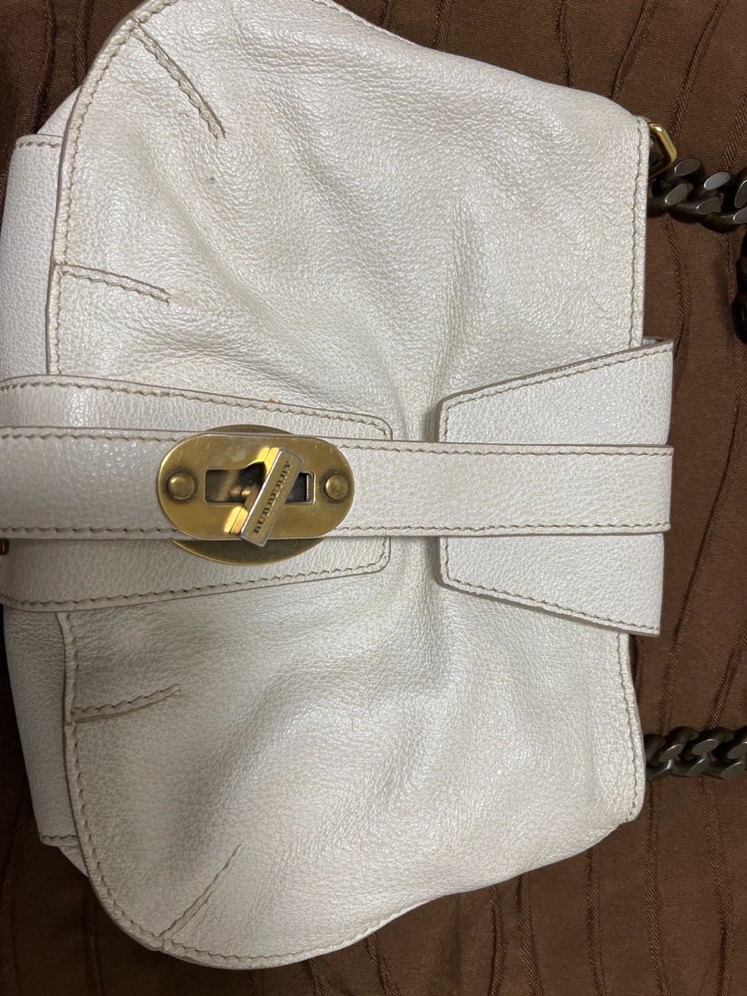 Burberry White Leather crossbody Bag - photo 4