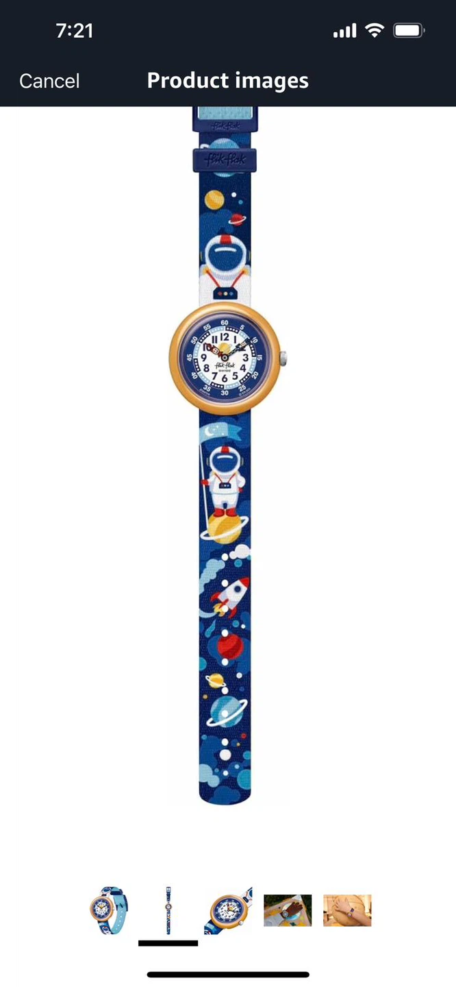 New-Flik Flak Kids Watch - Space Astronaut Design - photo 4