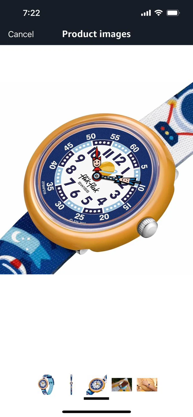 New-Flik Flak Kids Watch - Space Astronaut Design - photo 3