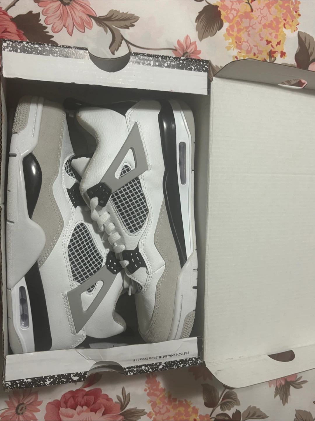 Air Jordan 4 Retro Military Black Shoes - photo 4