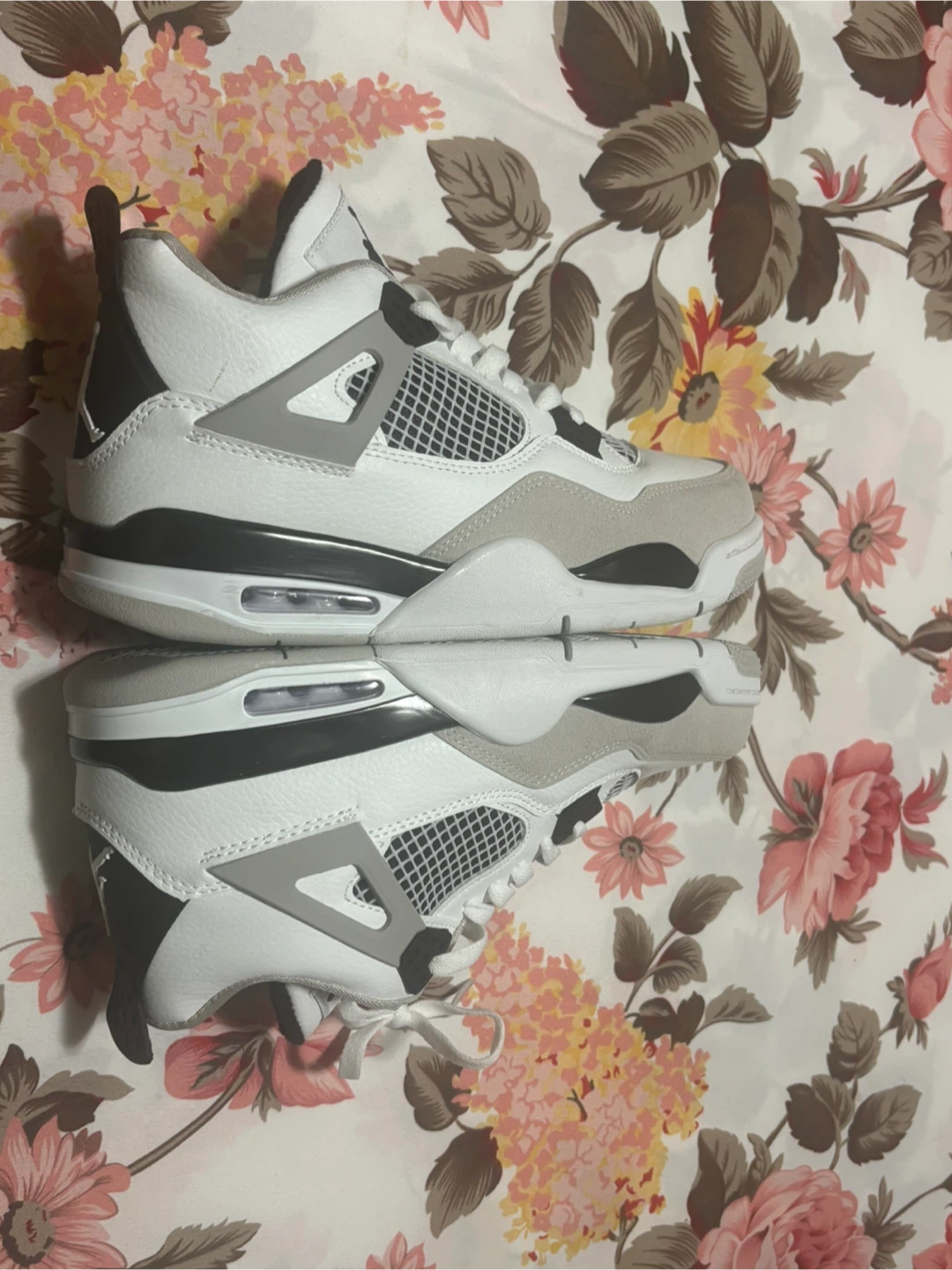 Air Jordan 4 Retro Military Black Shoes - photo 2