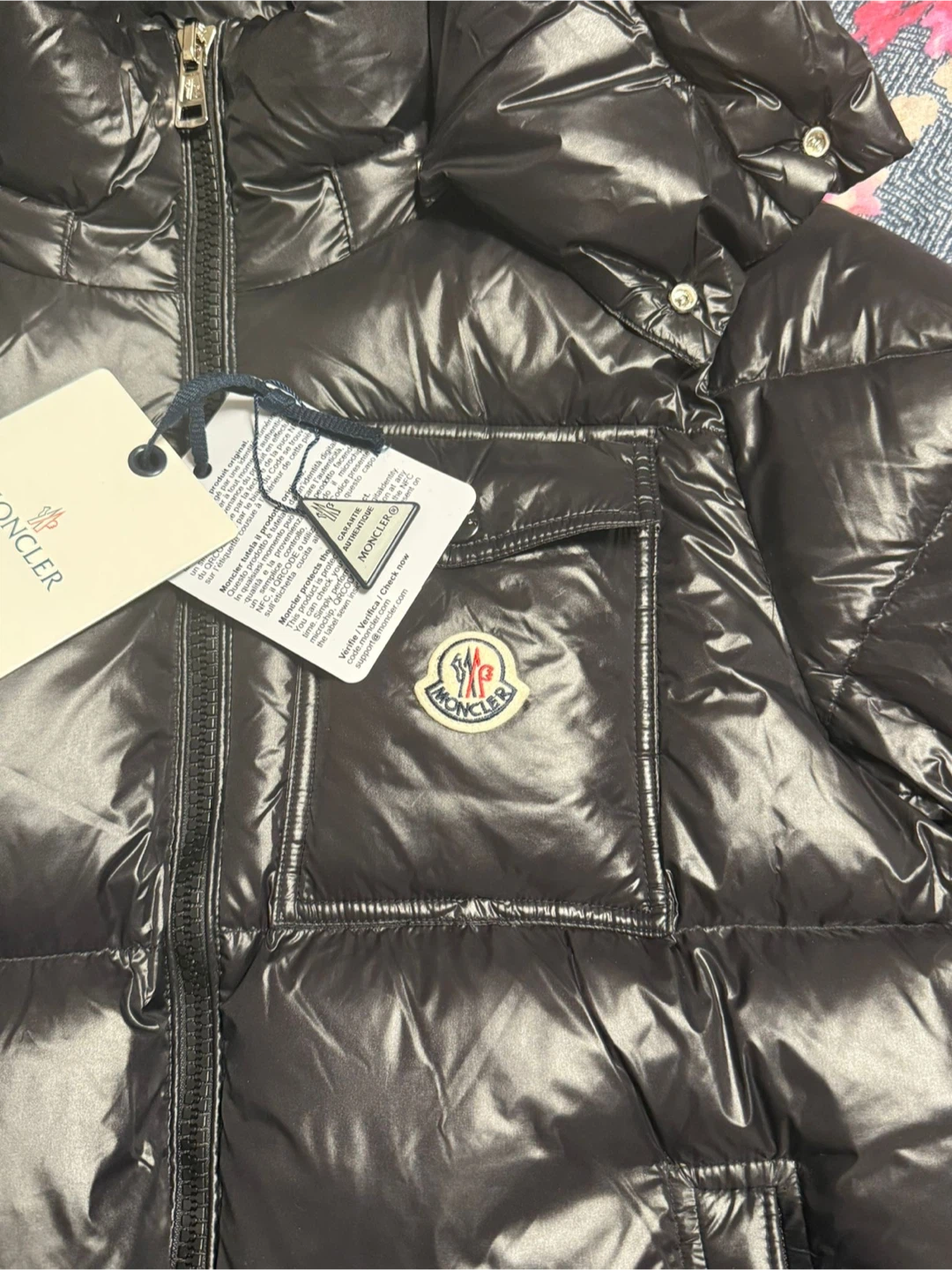 Moncler Black Puffer Jacket - photo 2