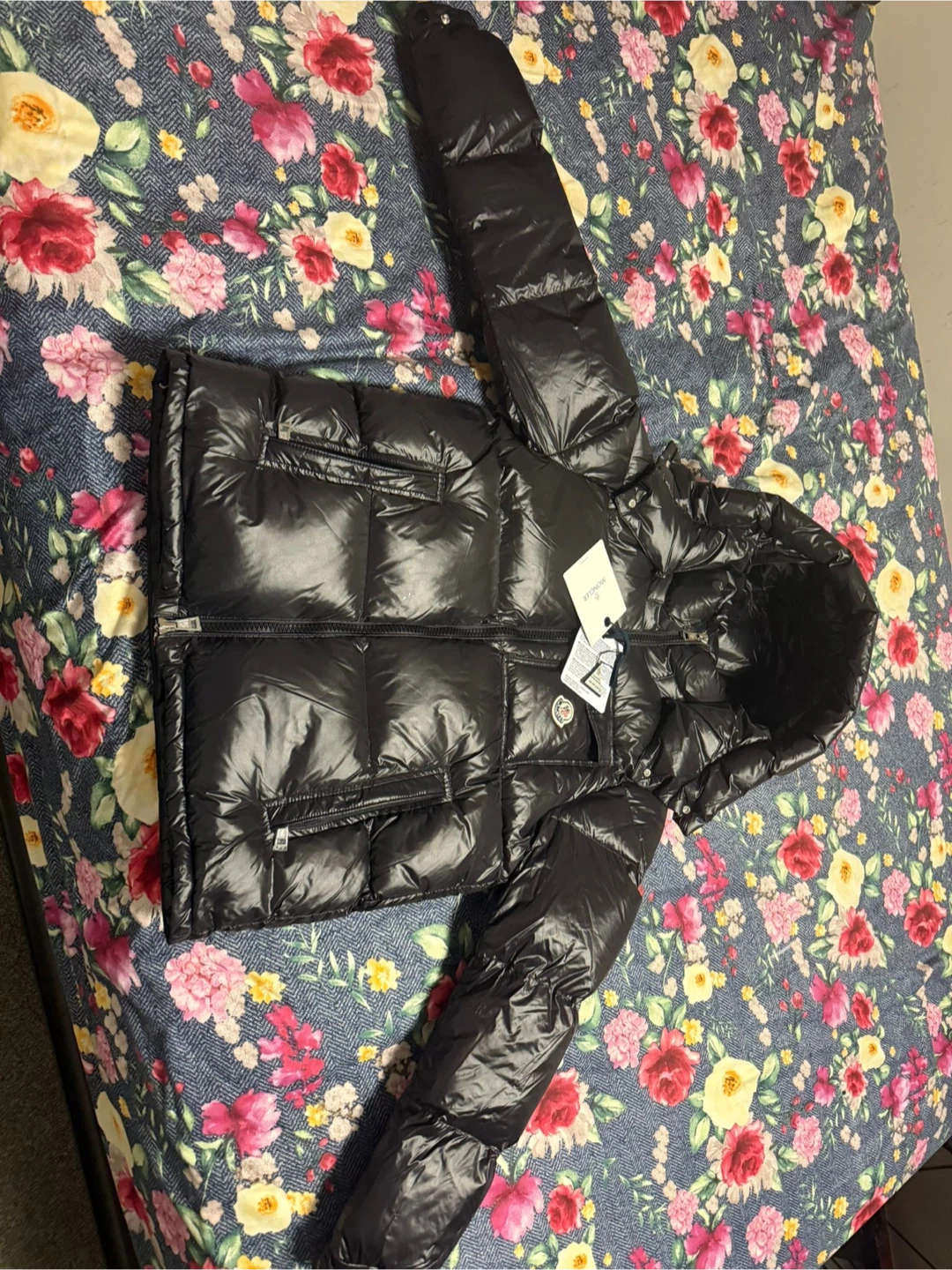 Moncler Black Puffer Jacket