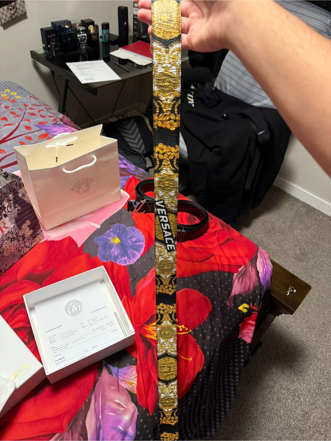 Versace Belt with Medusa Buckle