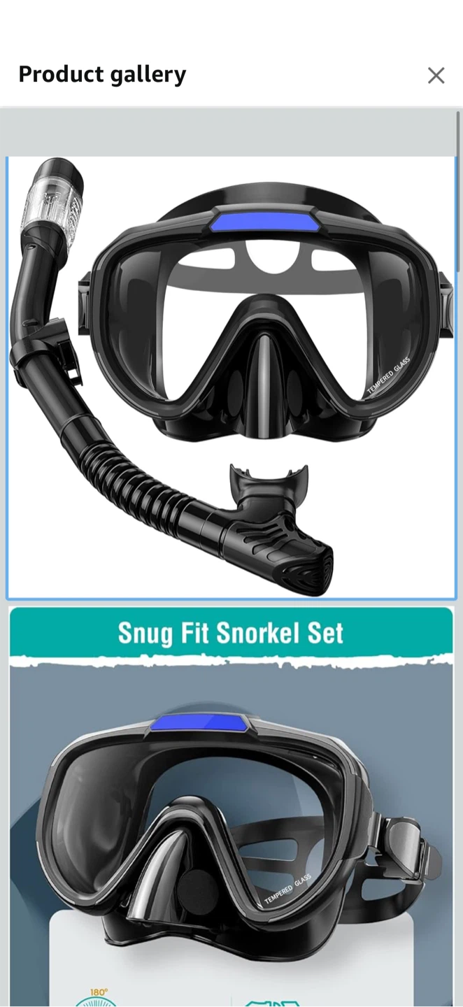 G2RISE SN05 Snorkel Set Adult Dark Blue - photo 3