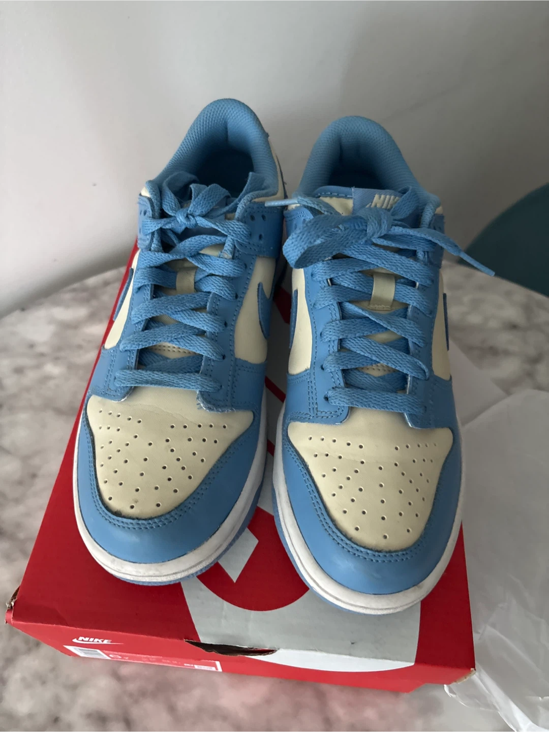 Nike Dunk Low "University Blue" Sneakers - photo 4