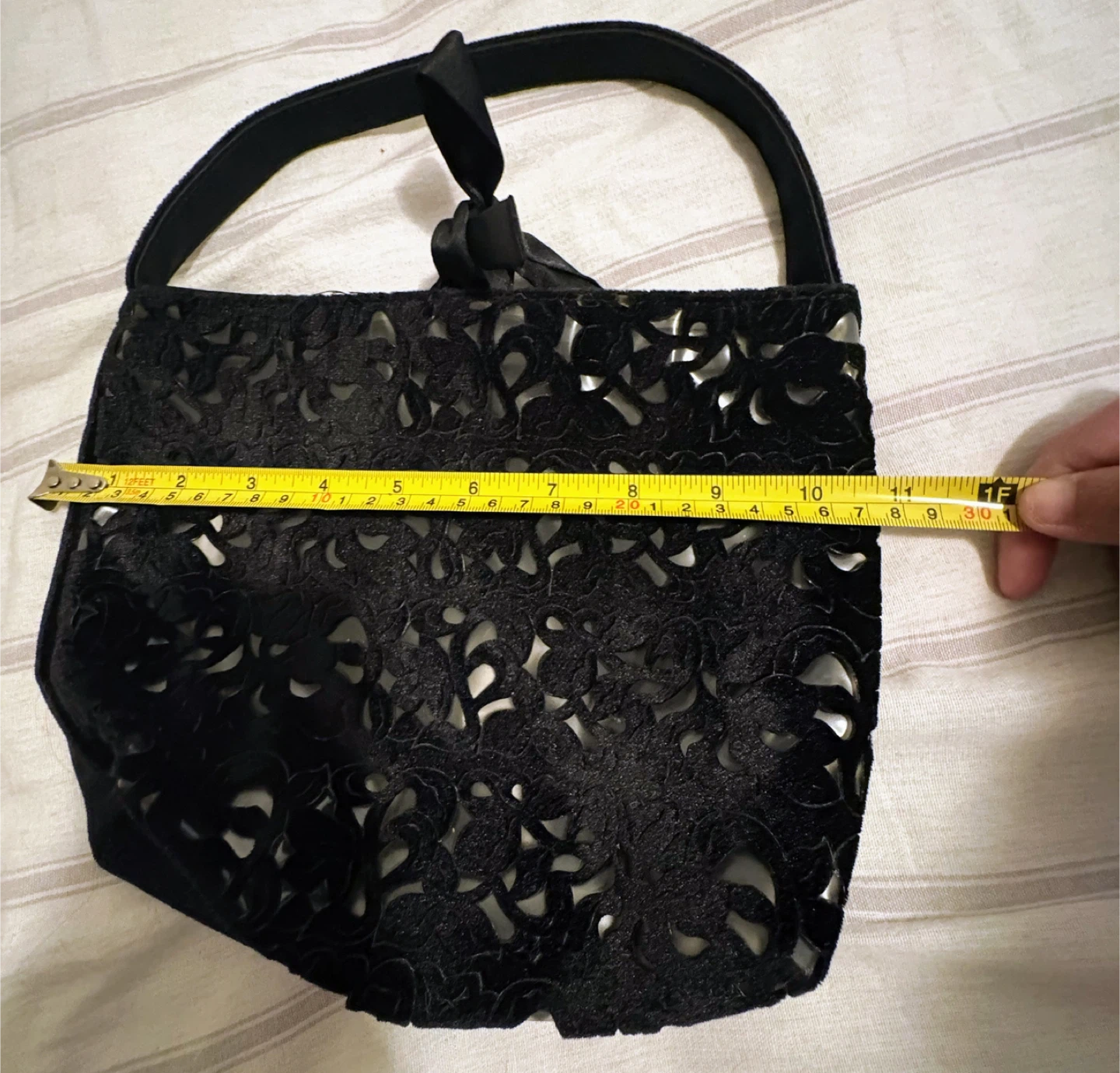 Victoria's Secret Black Lace Shoulder Bag - photo 3