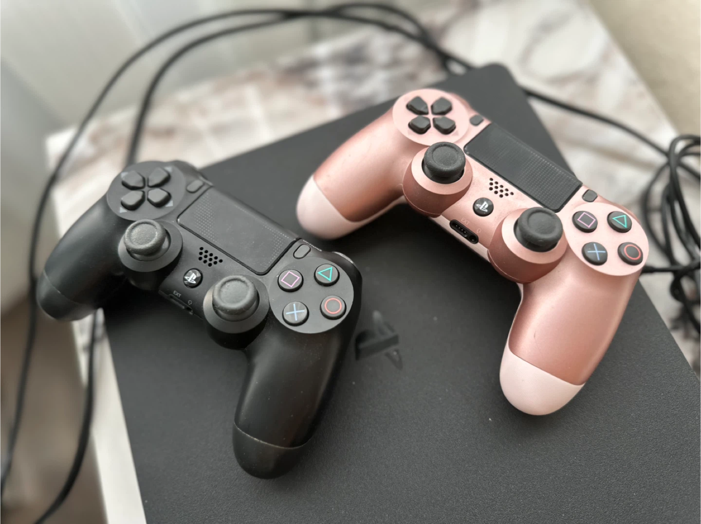 PlayStation 4 Slim Console with Two Controllers - photo 3