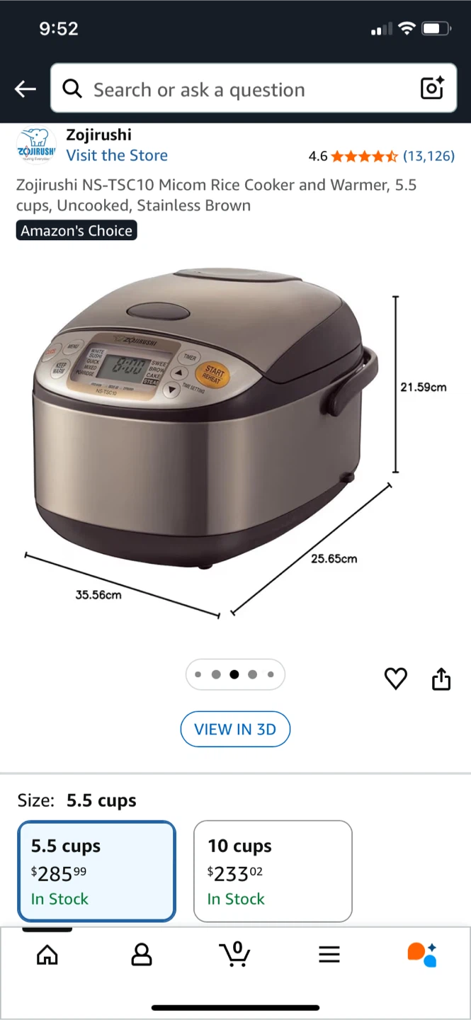 Zojirushi NS-TSC10 Rice Cooker - photo 5
