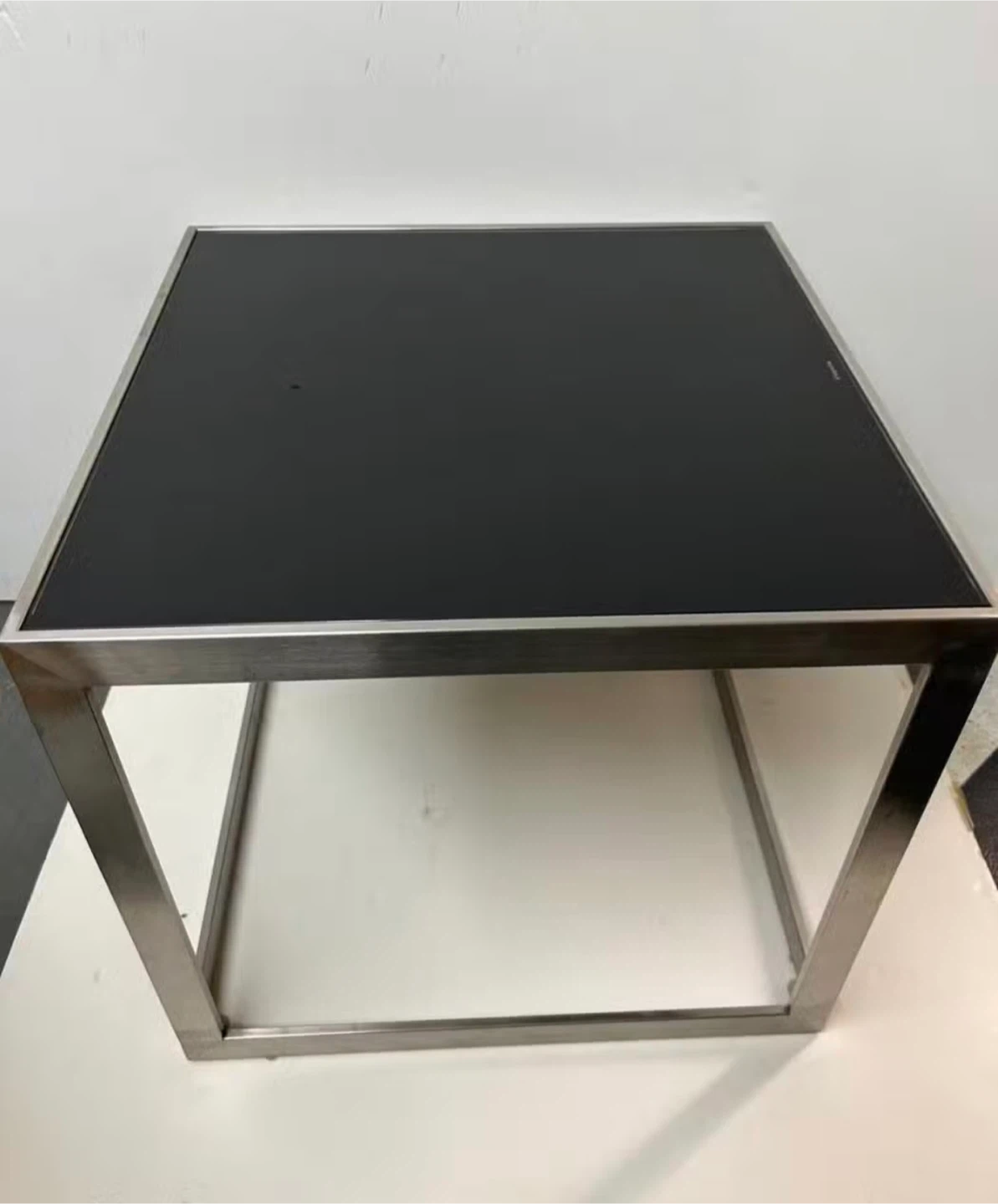 End Table with Tempered Glass Top - photo 2