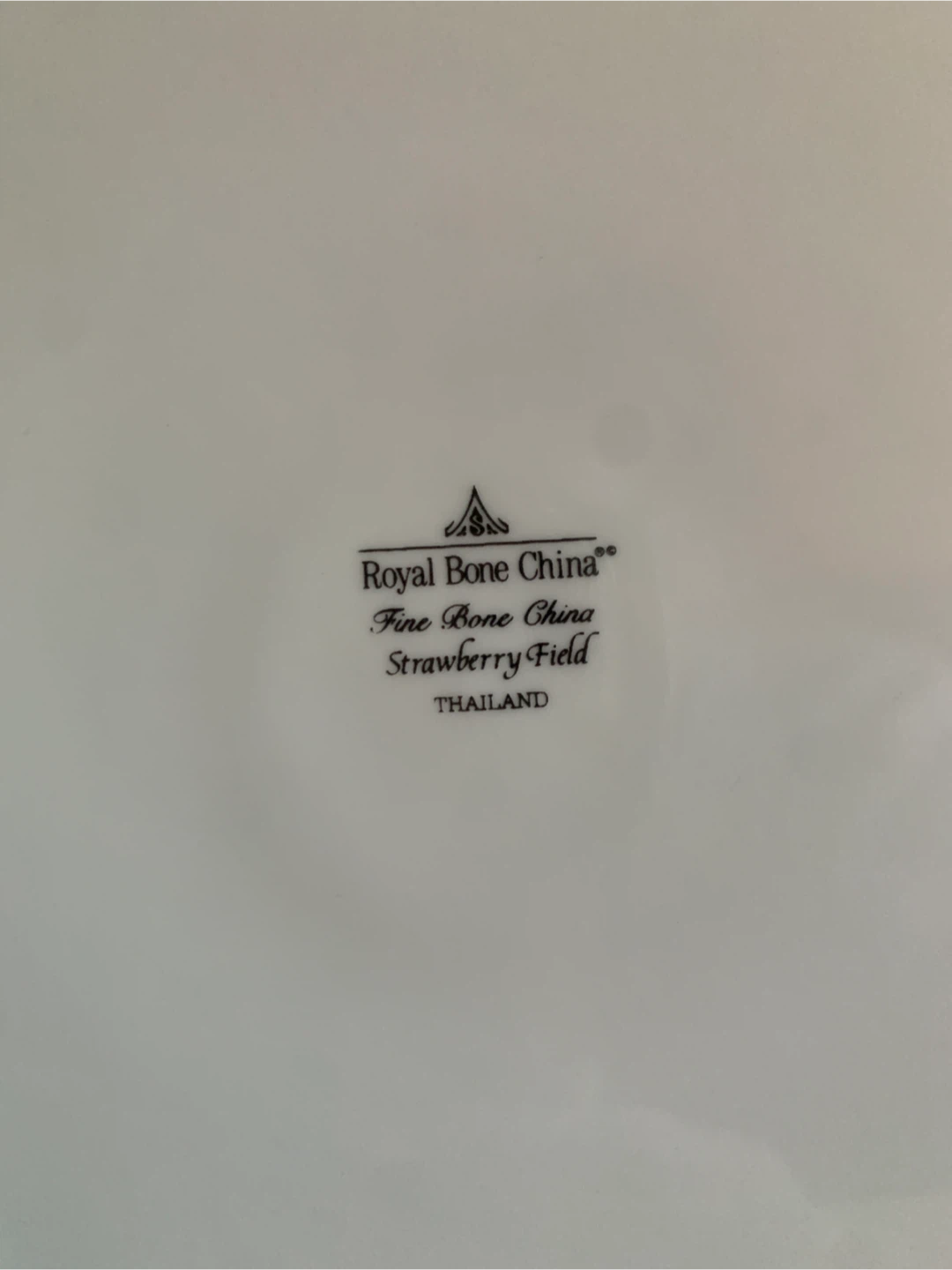 Vintage Royal Bone China Strawberry Field Cake Plate - photo 4