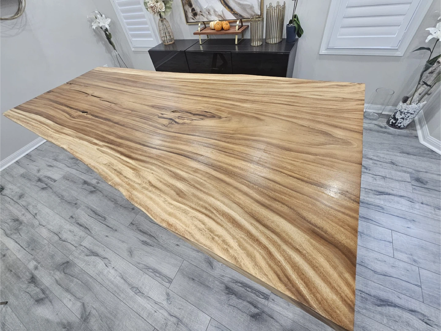 Live Edge dining table & chairs - photo 2