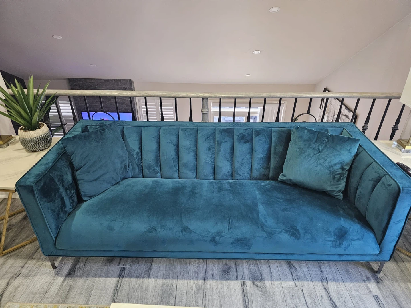 Velvet living room set - photo 2