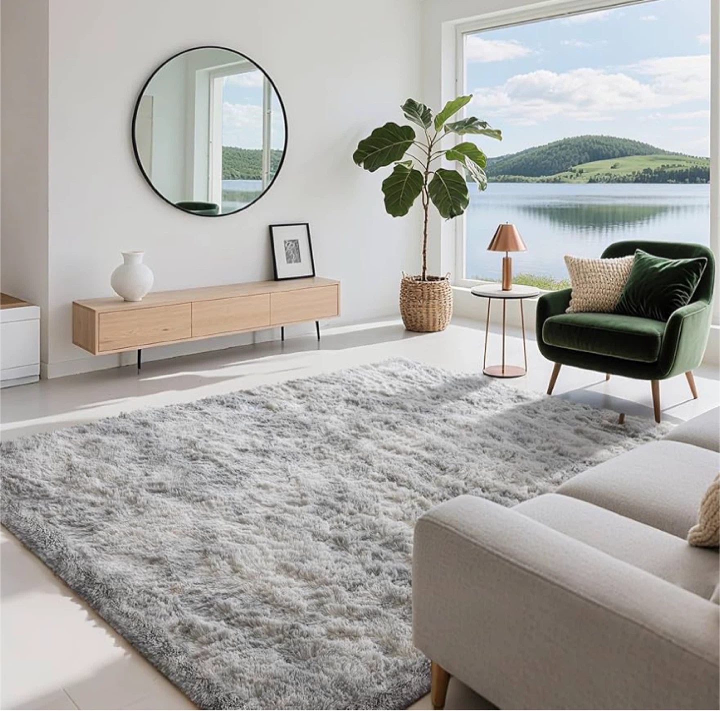 6x8 Area Rugs for Living Room Bedroom, Soft Fluf - photo 3