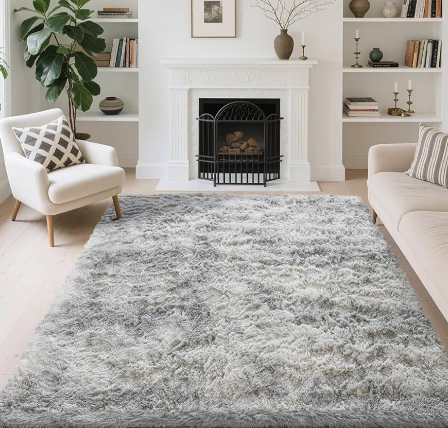 6x8 Area Rugs for Living Room Bedroom, Soft Fluf - photo 2