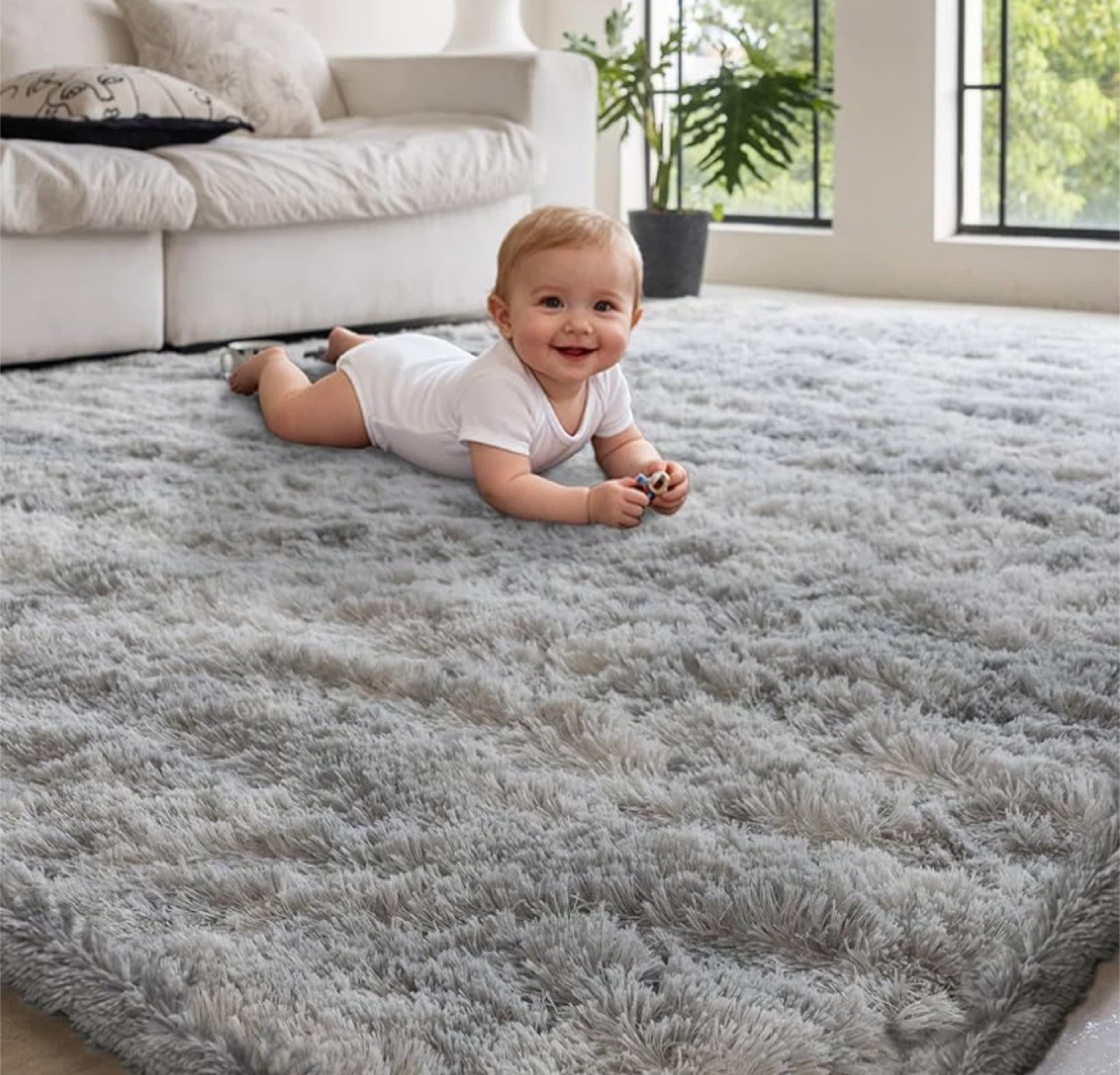 6x8 Area Rugs for Living Room Bedroom, Soft Fluf - photo 5