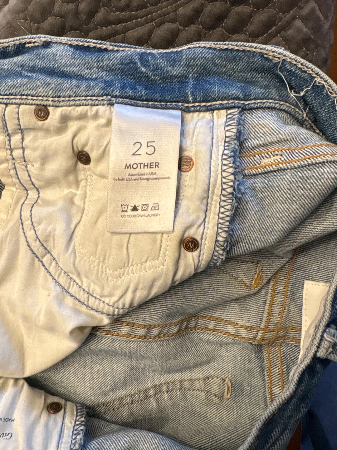 MOTHER High Waisted Rider Skimp Jeans Size 25 - photo 4