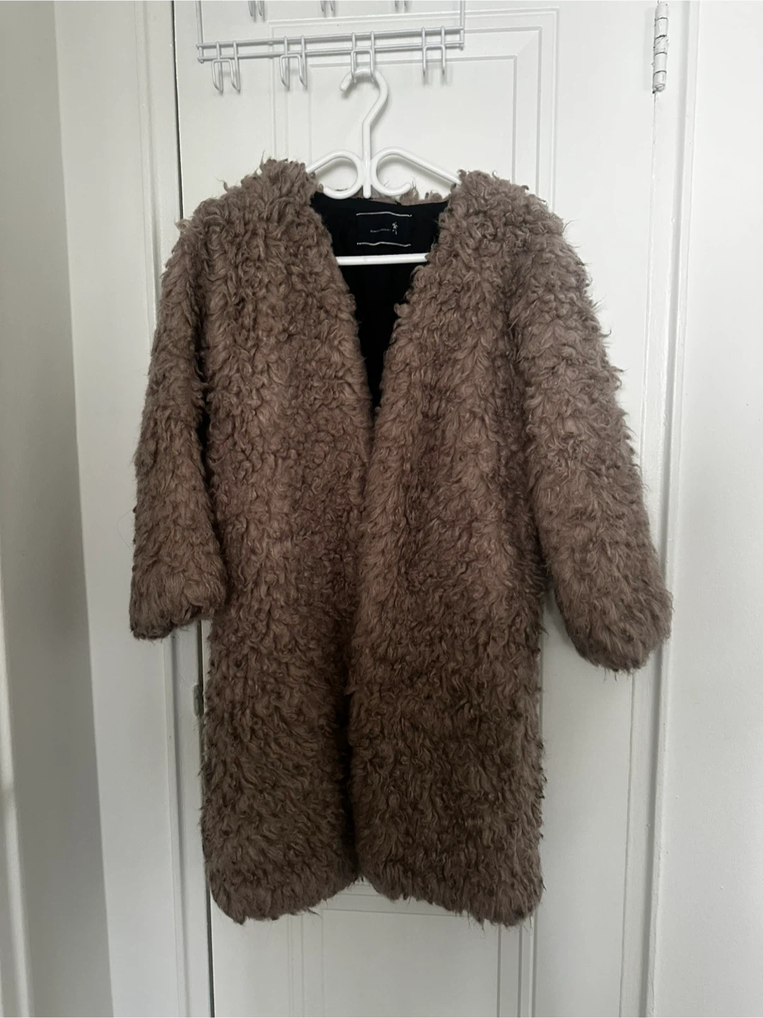 Dancing Wolves Faux Fur Coat
