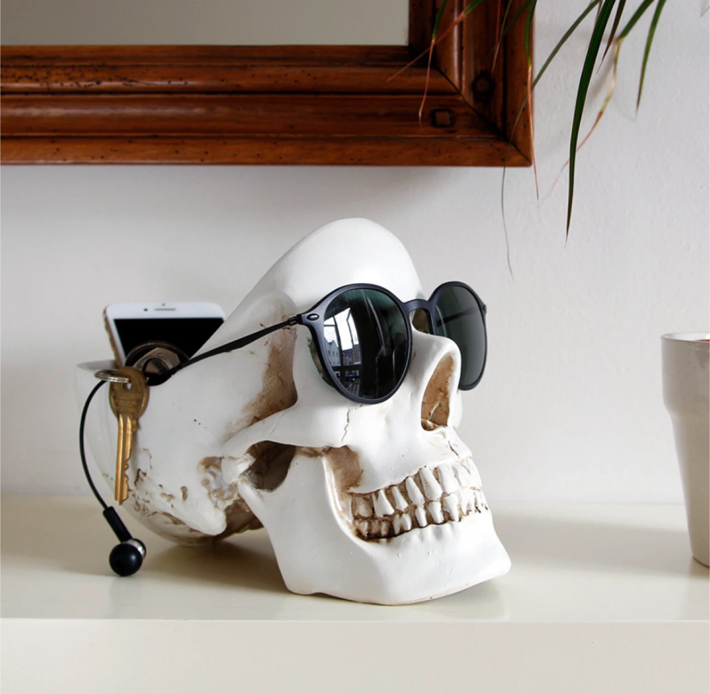 BNIB - Decorative Storage Skull by SuckUK - 2 Available