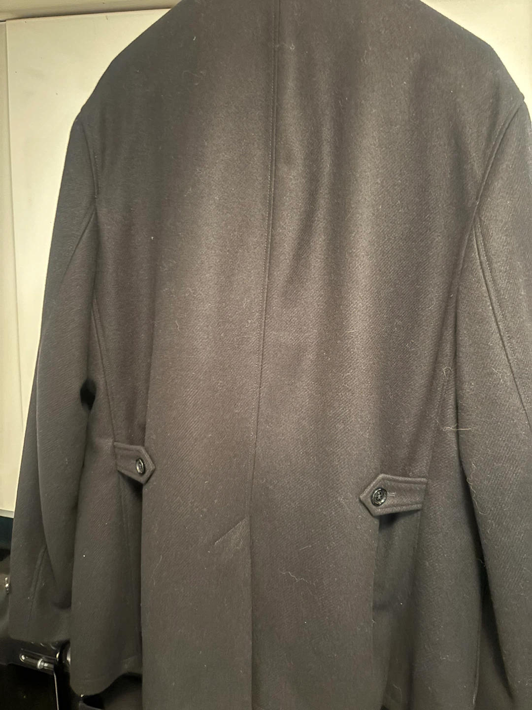 Like New Men’s Burberry Wool Winter Coat XXL - photo 2