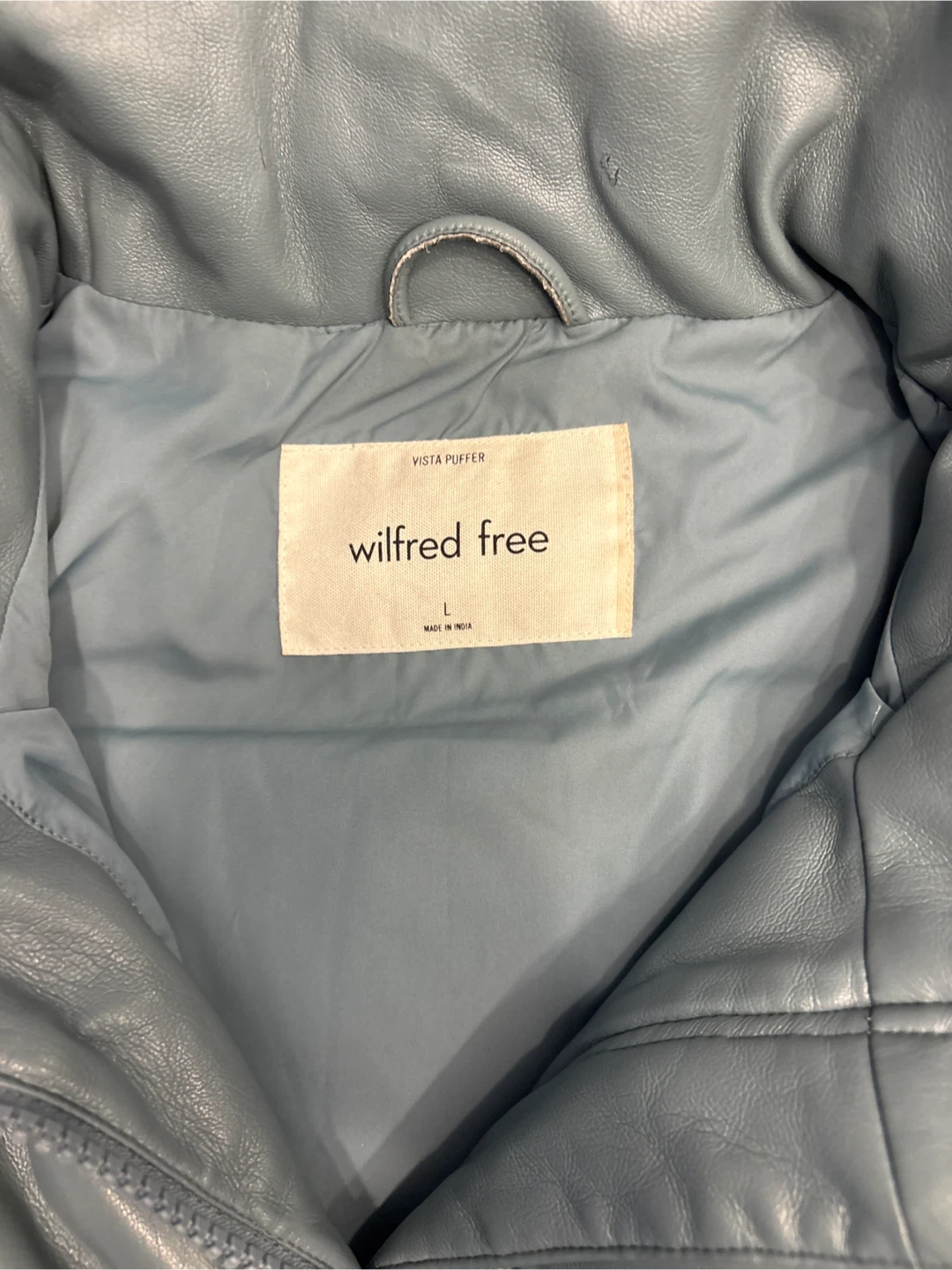 Wilfred Free Vista Puffer Vest Size L Vegan Leather - photo 2