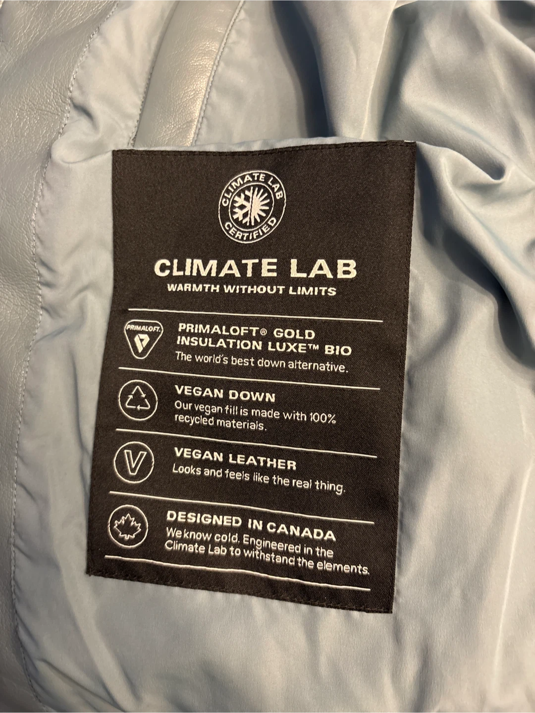 Wilfred Free Vista Puffer Vest Size L Vegan Leather - photo 3