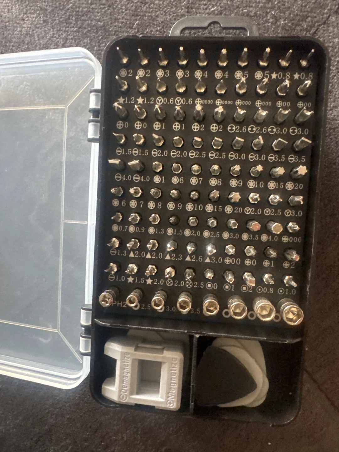 Precision Screwdriver Set with 100+ Bits - photo 2