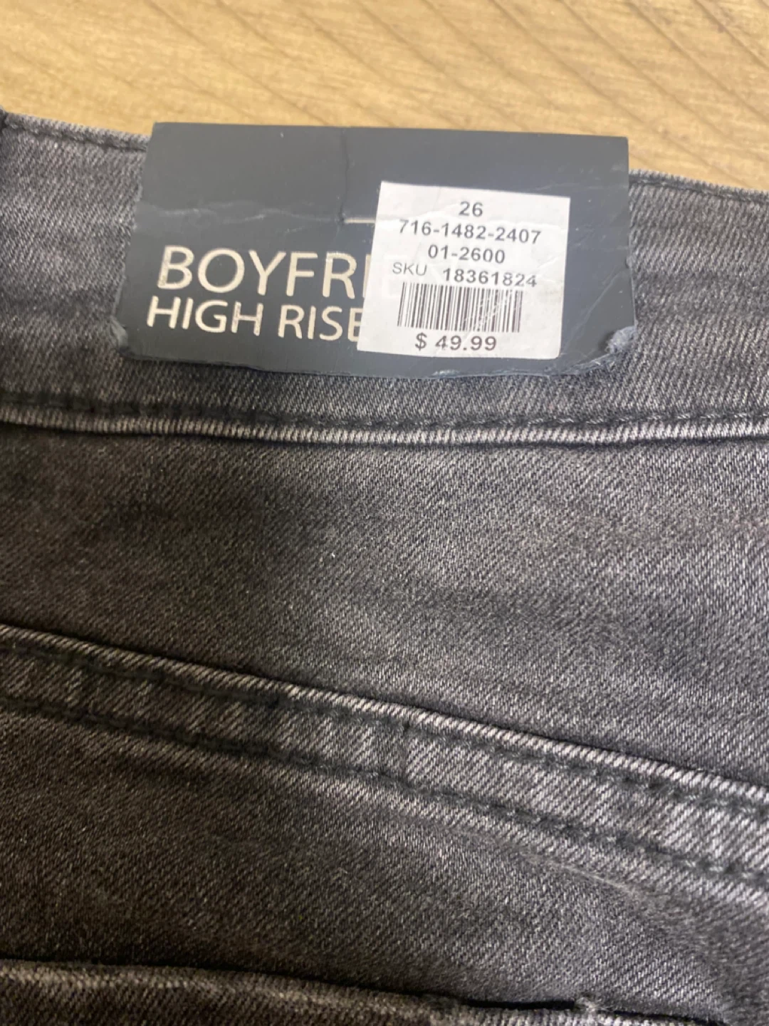 Foxy Jean High Rise Boyfriend Jeans Size 26 - photo 4