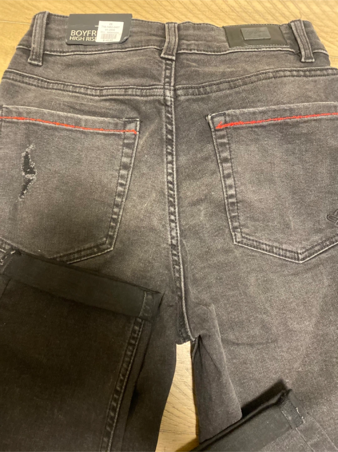 Foxy Jean High Rise Boyfriend Jeans Size 26 - photo 3