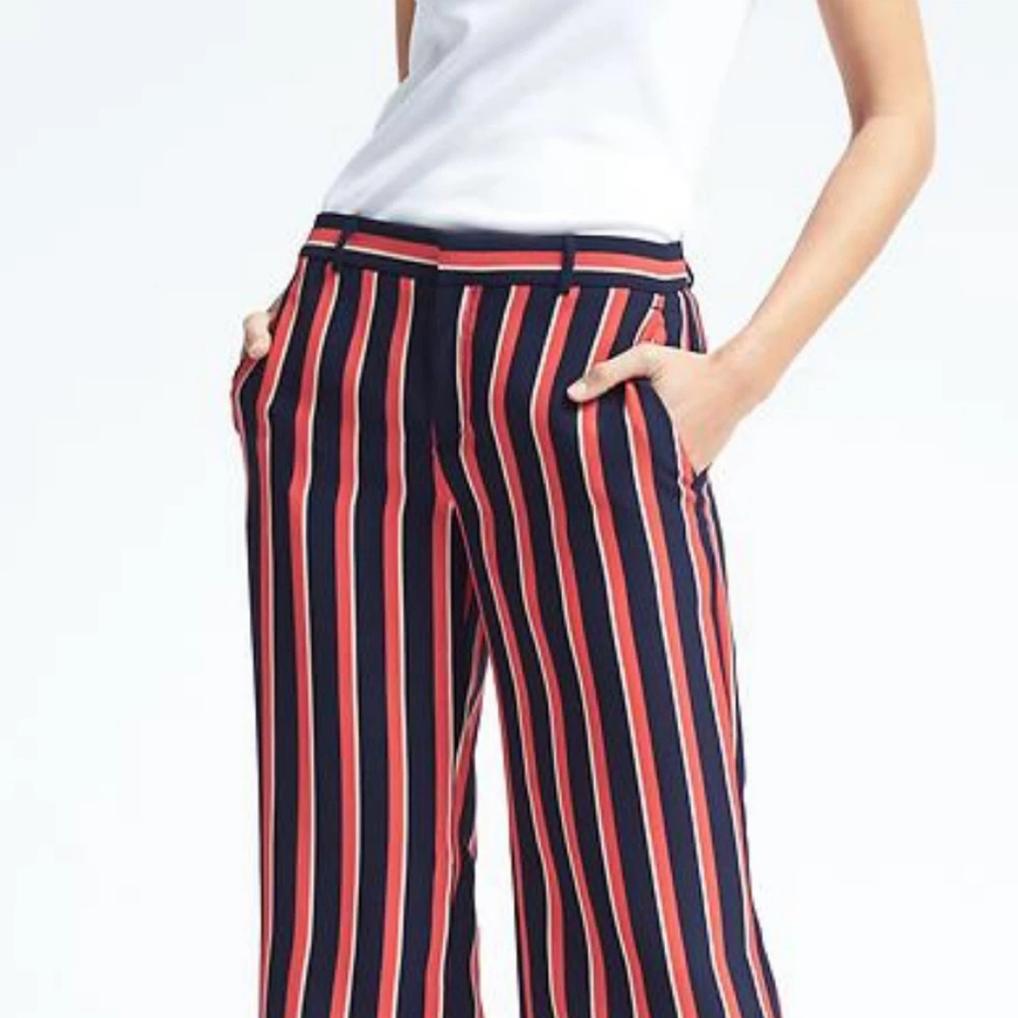 Banana Republic Vertical Striped Ryan Fit Pants - photo 3