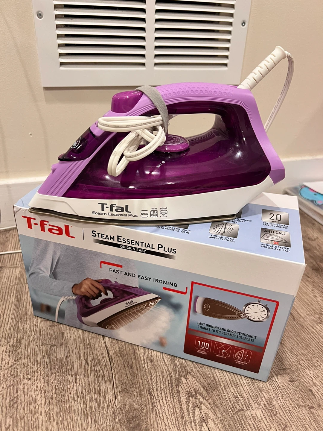 T-fal Steam Essential Plus Quick & Easy Iron