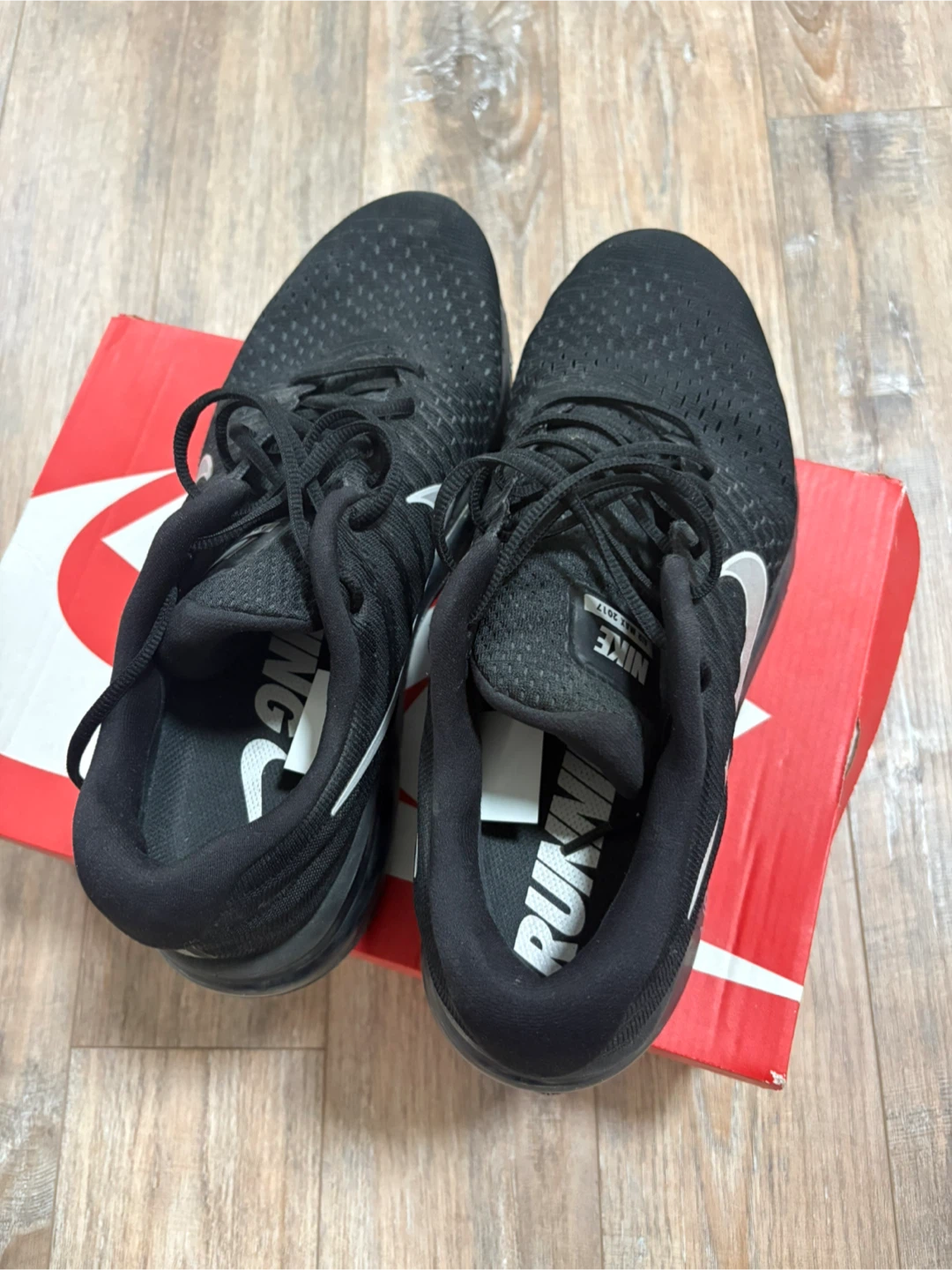 Nike Air Max 90 Running Shoes - Black/White - Men's Size 12 - photo 2