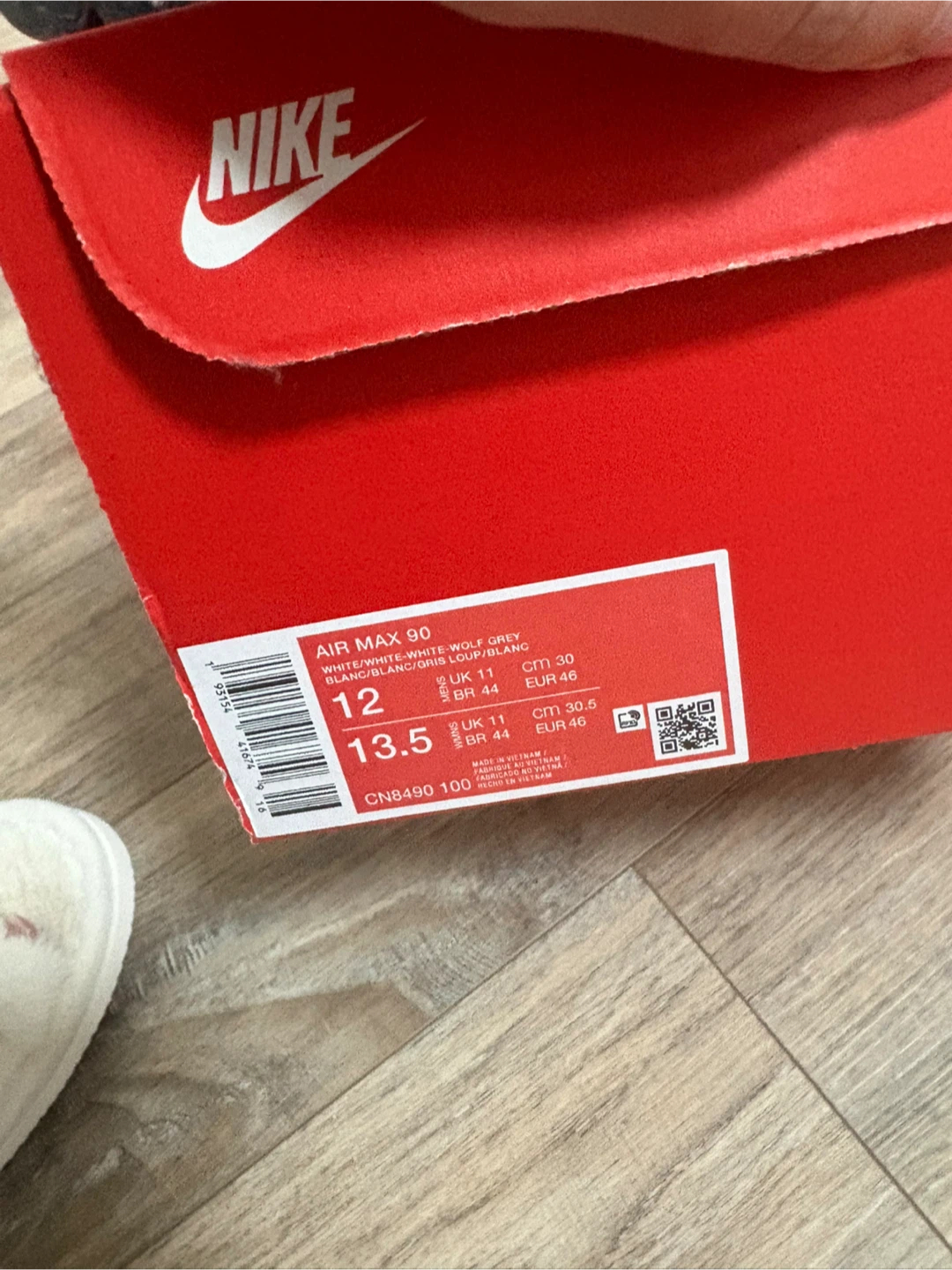 Nike Air Max 90 Running Shoes - Black/White - Men's Size 12 - photo 3