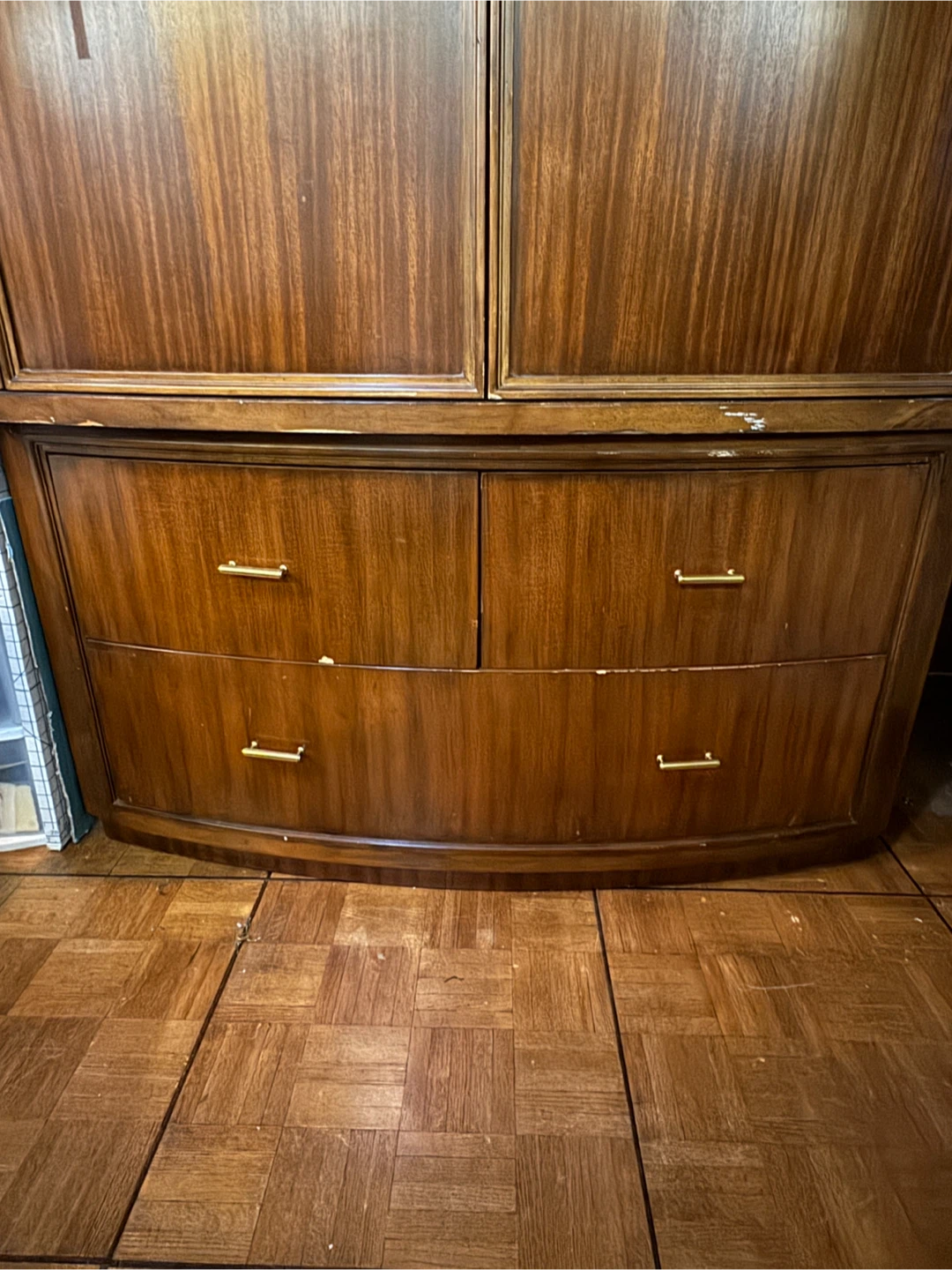 Wooden Wardrobe with Drawers - photo 2