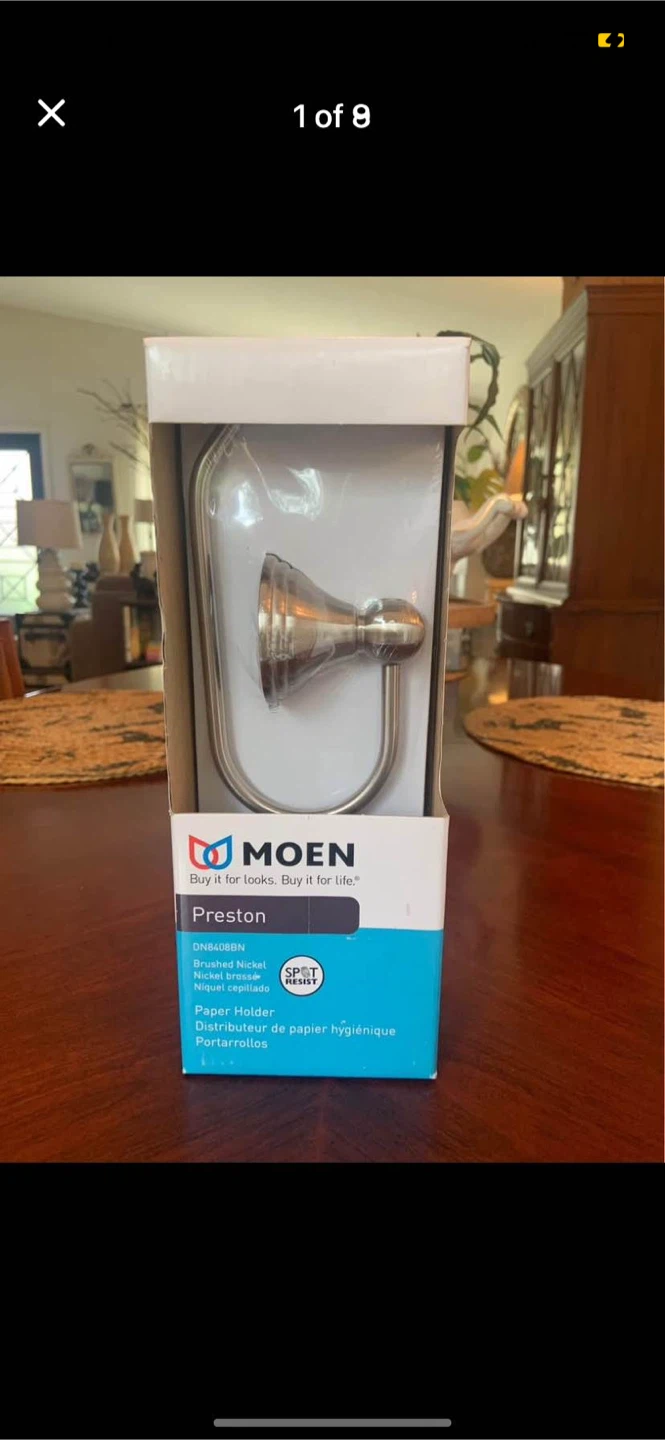 Moen Preston Collection Brushed Nickel Paper Holder