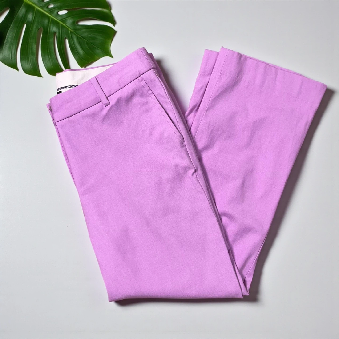 Talbots Flare Kick Crop Pants in Violet - photo 3